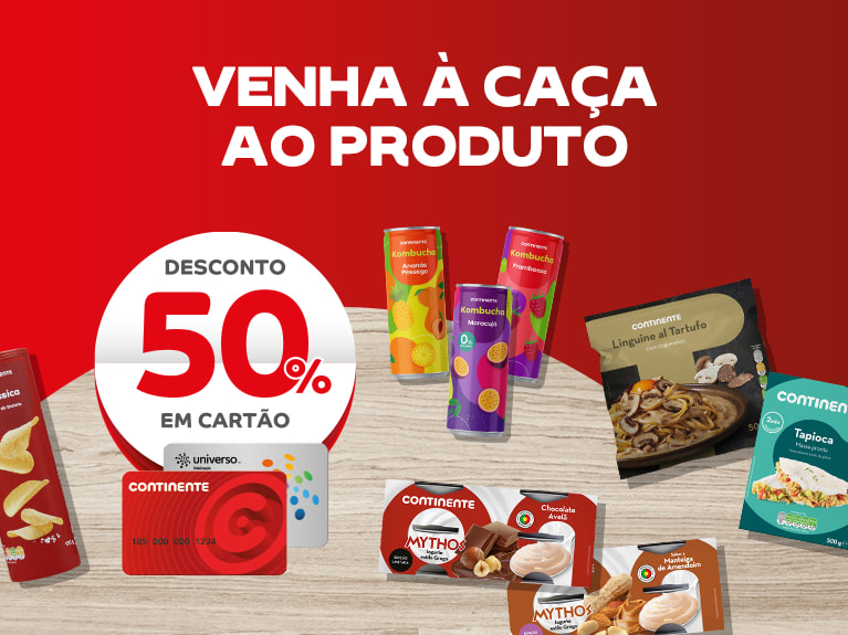 Caça Produtos Hero Banner Mobile